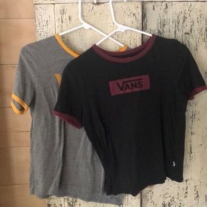 Vans crop tops